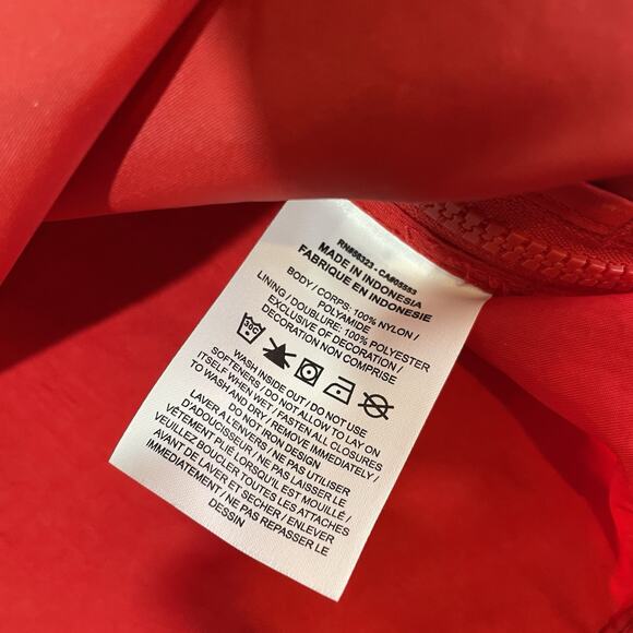 Nike Air Anorak Woven Pullover Jacket Men’s Size S Black/Red BV5163-657 - Picture 6 of 8